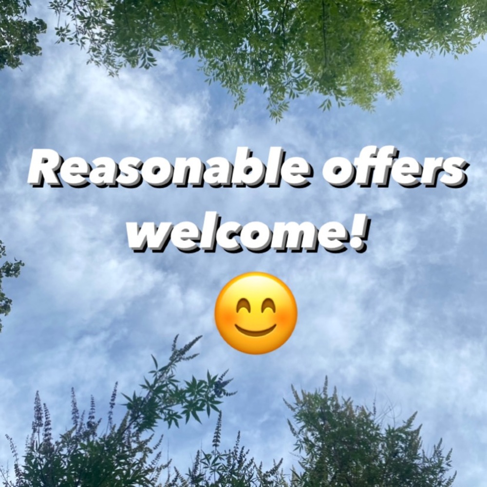 Reasonable offers welcome!